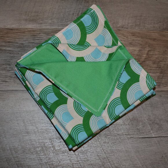 Handmade Reusable Cloth Double sided Napkins - Picture 4 of 4